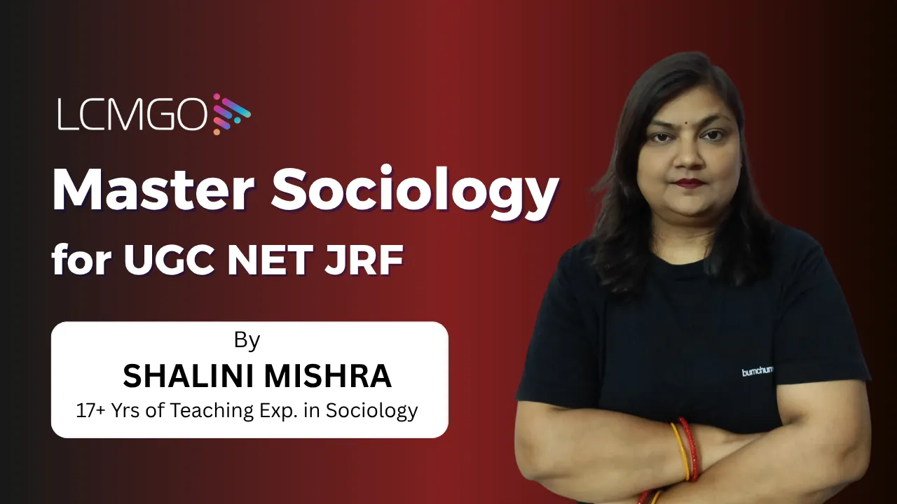 Master Sociology for UGC NET JRF